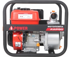 Мотопомпа бензиновая A-iPower AWP 50, чистая, 533, 34 м, 50 мм, A-iPower