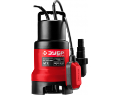 Насос дренажный ЗУБР НПГ-М1-900, грязная Назначение насоса, 230 л/мин, 900 Вт