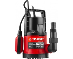 Насос дренажный ЗУБР НПЧ-М1-550, чистая Назначение насоса, 160 л/мин, 550 Вт