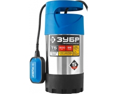 Насос дренажный ЗУБР НПЧ-Т5-800-С, чистая Назначение насоса, 95 л/мин, 800 Вт