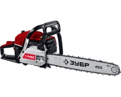 Бензопила ЗУБР ПБЦ-М52-45, 45 см, 0.325 мм, 5.8 кг, 2.6 кВт, 53 см3