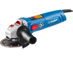 Угловая шлифмашина ЗУБР УШМ-П125-1200 ЭПСТ, 125 мм, 1200 Вт, 1000-11000 об/мин