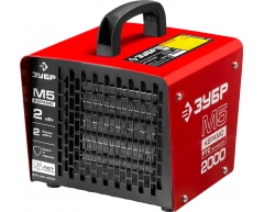 Тепловая пушка электрическая ЗУБР ЗТП-М5-2000, 2.0 кВт, 120 м3/ч