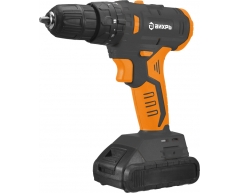 Дрель-шуруповерт аккумуляторная Вихрь ДА-18Л-2КУ/Б (2.0 А/ч), 45 max, 30 max, 12 max, Li-Ion Тип аккумулятора, 18 Напряжение аккумулятора, 2 Емкость аккумулятора