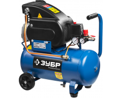 Компрессор масляный ЗУБР ЗКПМ-240-24-1.5, 24 л, 240 л/мин, 1.5 кВт, 230 В
