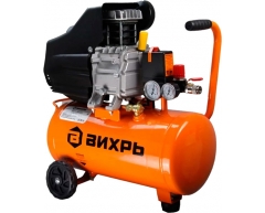 Компрессор масляный Вихрь КМП-260/24, 24 л, 260 л/мин, 2.0 кВт