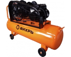 Компрессор масляный Вихрь КМП-400/100P, 100 л, 24000 л/мин, 2.5 кВт