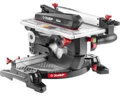 Торцовочная комбинированная пила ЗУБР ЗПТК-210-1500, 210 мм, 55 мм, 120 мм, 1500 Вт