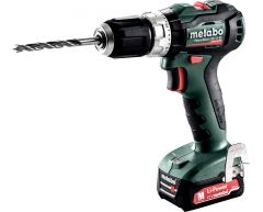 Дрель-шуруповерт аккумуляторная Metabo PowerMaxx SB 12 BL (2x2.0 Ач), 45 max, 25 max, 10 max, Li-Ion, 12, 2