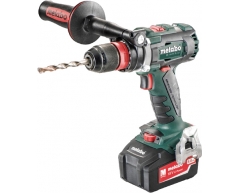 Дрель-шуруповерт аккумуляторная Metabo SB 18 LTX BL Q I (2x4.0 Ач), 120 max, 65 max, 13 max, Li-Ion Тип аккумулятора, 18 Напряжение аккумулятора, 4.0 Емкость аккумулятора