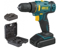 Дрель-шуруповерт аккумуляторная FIT 80188, 24 max, 10 max, Li-Ion Тип аккумулятора, 14.4 Напряжение аккумулятора, 1.3 Емкость аккумулятора