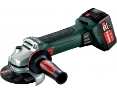 Аккумуляторная угловая шлифмашина Metabo W 18 LTX 125 (2x5.2 Ач)