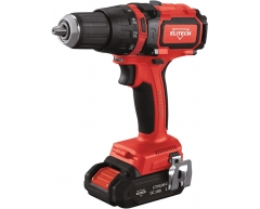 Дрель-шуруповерт аккумуляторная ударная Elitech ДА 18 УБЛ2 (Е2201.002.01), 75 max, 32 max, 13 max, Li-Ion Тип аккумулятора, 18 Напряжение аккумулятора, 2.0 Емкость аккумулятора