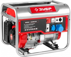 Бензиновый генератор ЗУБР ЗЭСБ-4500, 230 В, 4.0 кВт