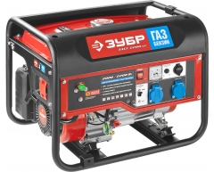 Газовый генератор ЗУБР ЗЭСГ-2200-М2, 230 В, 2.0 кВт