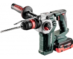 Перфоратор аккумуляторный Metabo KHA 18 LTX BL 24 Quick (2x5.5 Ач), 2.2 Энергия удара, 3.7 Вес нетто, LiHD Тип аккумулятора, 18 Напряжение аккумулятора, 5.5 Емкость аккумулятора