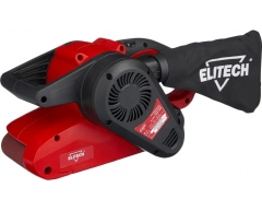 Ленточная шлифмашина Elitech МШЛ 900 Э, 75x533 Размер шлифовальной ленты, 900 Мощность
