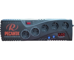 Стабилизатор напряжения электронный Ресанта С 2000, напольный, 1.95, 202-238, 220