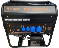 Бензиновый генератор Mitsui Power ZM 14000 E, 230 В, 12 кВт