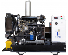 Дизельный генератор Исток АД12С-О230-РМ15, однофазный Количество фаз, 12 кВт, Yangdong Модель двигателя, Исток Модель генератора, 85 л