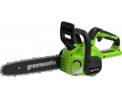 Цепная пила GREENWORKS G40CS30K2, 30 см, 3/8 мм, 467 кг