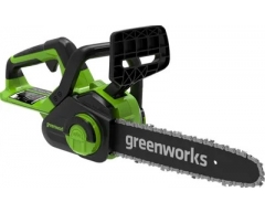 Цепная пила GREENWORKS G24CS25K2, 25 см, 3/8 мм, 369 кг