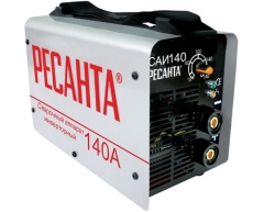 Сварочный инвертор Ресанта САИ 140, 230 В, 4.3 кг, 10-140 А
