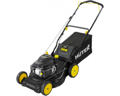 Газонокосилка бензиновая Huter GLM 4.0, несамоходная Тип передвижения, 46 см, нет Боковой выброс, нет Мульчирование, 50 л, Huter Производитель двигателя