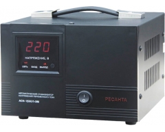 Стабилизатор напряжения электромеханический Ресанта АСН 1500 1-ЭМ, напольный Тип установки, 1.5 Максимальная мощность, 140-260 Диапазон стабилизации, 220 Выходное напряжение