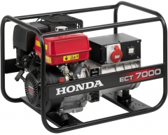 Бензиновый генератор Honda ECT 7000, 400/230 В, 5.2 кВт, 3.6 кВт