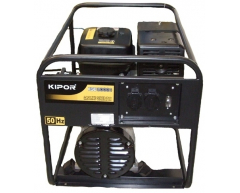 Бензиновый генератор Kipor KGE 6500 C, 230 В, 5.0 кВт