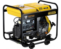 Дизельный генератор Kipor KDE 6500 X3, 400/230 В, 4.8 кВт