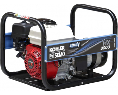 Бензиновый генератор KOHLER-SDMO HXC 3000 C5, 230 В, 2.5 кВт
