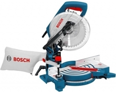 Торцовочная пила Bosch GCM 10 J Professional, 254 мм, 89 мм, 130 мм, нет Лазерный указатель, нет Подсветка рабочей зоны, 2000 Вт
