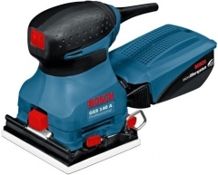 Вибрационная шлифмашина Bosch GSS 140 A Professional, 115x140 Размер шлифовальной бумаги, 180 Мощность