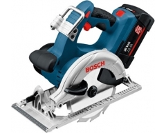 Аккумуляторная циркулярная пила Bosch GKS 36 V-LI Professional, 165 Диаметр диска, 54 90°, Li-Ion Тип аккумулятора, 36 Напряжение аккумулятора, 2.6 Емкость аккумулятора