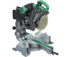 Торцовочная пила Hitachi C 12 RSH, 305 мм, 107 мм, 312 мм, есть Лазерный указатель, нет Подсветка рабочей зоны, 1600 Вт