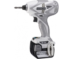 Шуруповерт аккумуляторный импульсный Hitachi WM 14 DBL, 30 max, шестигранник Тип патрона, Li-Ion Тип аккумулятора, 14.4 Напряжение аккумулятора, 3.0 Емкость аккумулятора