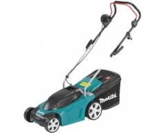 Газонокосилка электрическая Makita ELM 3311, несамоходная Тип передвижения, 33 см, нет Мульчирование, 27 л, электрический Тип двигателя