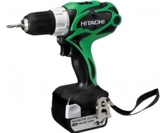 Дрель-шуруповерт аккумуляторная Hitachi DS 14 DSAL-TL, 45 max, 38 max, 13 max, Li-Ion Тип аккумулятора, 14.4 Напряжение аккумулятора, 3.0 Емкость аккумулятора