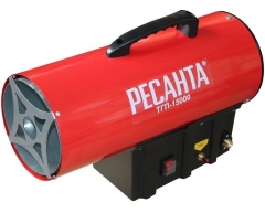 Тепловая пушка газовая Ресанта ТГП 15000, 18 кВт, 500 м3/ч, отсутствует л, пропан/бутан Вид топлива