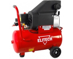 Компрессор масляный Elitech КПМ 200/24, 24 л, 198 л/мин, 1.5 кВт, 230 В