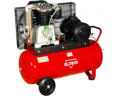 Компрессор масляный Elitech КР 100/АВ678/4Т, 100 л, 650 л/мин, 4.0 кВт, 400 В