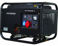 Бензиновый генератор Hyundai HY 7000 SE-3, 400/230 В, 5.0 кВт