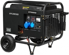 Бензиновый генератор Hyundai HY 9000 SE, однофазный, 6.0, Hyundai, электростартер, 25 л