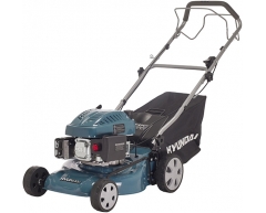 Газонокосилка бензиновая Hyundai L 4300 S, самоходная Тип передвижения, 43 см, нет Боковой выброс, нет Мульчирование, 60 л, Hyundai Модель двигателя
