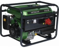 Бензиновый генератор Hitachi E 50 3P, 400/230 В, 3.4 кВт, 1.4 кВт