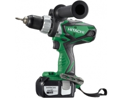 Дрель-шуруповерт аккумуляторная ударная Hitachi DV 18 DL2, 92 max, 65 max, 13 max, Li-Ion Тип аккумулятора, 18 Напряжение аккумулятора, 4.0 Емкость аккумулятора