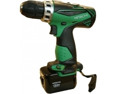 Дрель-шуруповерт аккумуляторная Hitachi DS 12 DVFA, 40 max, 21 max, 12 max, NiCd Тип аккумулятора, 12 Напряжение аккумулятора, 1.5 Емкость аккумулятора