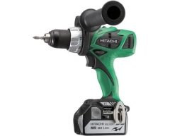 Дрель-шуруповерт аккумуляторная Hitachi DS 18 DBL, 67 max, 65 max, 13 max, Li-Ion Тип аккумулятора, 18 Напряжение аккумулятора, 3.0 Емкость аккумулятора